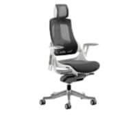 Dynamic Synchro Tilt Executive Chair Height Adjustable Arms Zure Grey Frame With Headrest High Back