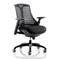 dynamic Flex Operator Chair Synchro Tilt Fabric Height-Adjustable Armrest Black 110 kg Flex 690 x 680 x 945 mm