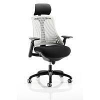 dynamic Flex Operator Chair Synchro Tilt Fabric Height-Adjustable Armrest Black, White 110 kg Flex 690 x 680 x 945 mm
