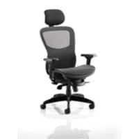 dynamic SGreenth Posture Chair Synchro Tilt Mesh Optional Armrest Black 135 kg Stealth Shadow II 780 x 680 x 1,330 mm