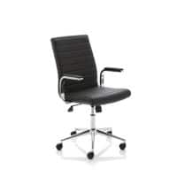 dynamic Era Executive Chair Basic Tilt Bonded leather Fixed Armrest Black 120 kg Ezra 560 x 580 x 980 mm