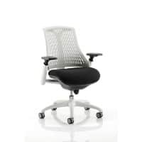 dynamic Flex Operator Chair Synchro Tilt Fabric Height-Adjustable Armrest Black, White 110 kg Flex 690 x 680 x 945 mm