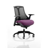 dynamic Flex Operator Chair Synchro Tilt Fabric Height-Adjustable Armrest Purple 110 kg Flex 690 x 680 x 945 mm