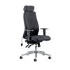 Dynamic Permanent Contact Backrest Posture Chair Height Adjustable Arms Onyx With Headrest High Back