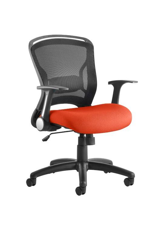dynamic Zeus Operator Chair Basic Tilt Fabric Optional Armrest Black, Red 125 kg Zeus 670 x 670 x 910 mm