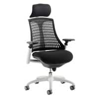 dynamic Flex Operator Chair Synchro Tilt Fabric Height-Adjustable Armrest White 110 kg Flex 690 x 680 x 945 mm