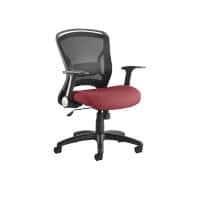 dynamic Zeus Operator Chair Basic Tilt Fabric Optional Armrest Black, Red 125 kg Zeus 670 x 670 x 910 mm