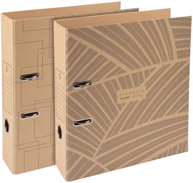 Exacompta Eterneco 75 mm Ring Binder Cardboard A4 2 Rings Assorted