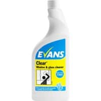 Evans Vanodine Window and Glass Cleaner Clear 750ml Pack of 6