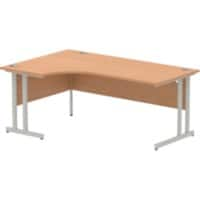 dynamic Impulse Crescent Desk Freeform Oak Cantilever 1,800 (W) x 1,200 (D) x 730 (H) mm MFC (Melamine Faced Chipboard)