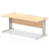 dynamic Impulse Office Desk Rectangular Maple Cantilever 1,800 (W) x 800 (D) x 730 (H) mm MFC (Melamine Faced Chipboard)