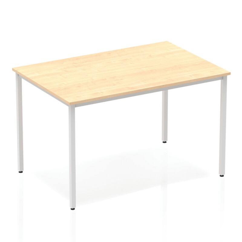 dynamic Impulse Conference Table Rectangular Maple 4 Metal legs 1,200 (W) x 800 (D) x 740 (H) mm MFC (Melamine Faced Chipboard)