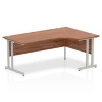 dynamic Impulse Right Hand Desk Corner Walnut Cantilever 1,800 (W) x 1,200 (D) x 730 (H) mm MFC (Melamine Faced Chipboard)