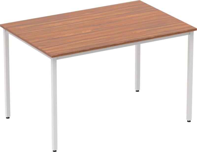 dynamic Impulse Conference Table Rectangular Walnut 4 Metal legs 1,200 (W) x 800 (D) x 740 (H) mm MFC (Melamine Faced Chipboard)