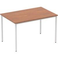dynamic Impulse Conference Table Rectangular Walnut 4 Metal legs 1,200 (W) x 800 (D) x 740 (H) mm MFC (Melamine Faced Chipboard)