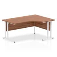dynamic Impulse Right Hand Desk Corner Walnut Cantilever 1,600 (W) x 1,200 (D) x 730 (H) mm MFC (Melamine Faced Chipboard)
