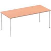 dynamic Impulse Conference Table Rectangular Beech 4 Metal legs 1,800 (W) x 800 (D) x 740 (H) mm MFC (Melamine Faced Chipboard)