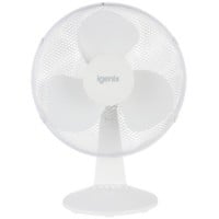 igenix Desk Fan DF1610 50 W 16 inch White 1 Speed Settings 42 x 26 x 53 cm