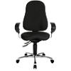 TOPSTAR Permanent Contact Office Chair Adjustable Armrest Sitness 10 Fabric Black