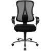 TOPSTAR Synchro Tilt Office Chair Fixed Armrest Head Point SY Deluxe Black