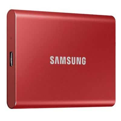 Samsung 500 GB External SSD USB-C 3.0 Red