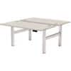 Fellowes Cambio Electronically Height Adjustable Sit Stand Desk Rectangular Medium Density Fibreboard, PVC, Steel 1,800 x 800 x 645 mm