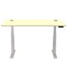 Fellowes Cambio Electronically Height Adjustable Sit Stand Desk Rectangular Maple Medium Density Fibreboard, PVC, Steel 1,400 x 800 x 645 mm