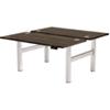 Fellowes Cambio Electronically Height Adjustable Sit Stand Desk Rectangular Walnut Medium Density Fibreboard, PVC, Steel 1,800 x 800 x 645 mm