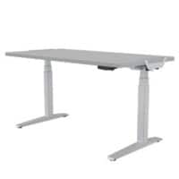 Fellowes Levado Electronically Height Adjustable Sit Stand Desk Rectangular Melamine Faced Chipboard, PVC 800 x 1,600 x 640 mm