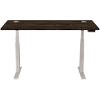 Fellowes Cambio Electronically Height Adjustable Sit Stand Desk Rectangular Walnut Melamine Faced Chipboard, Powder Coated Steel, PVC 1,800 x 800 x 645 mm