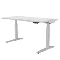 Fellowes Levado Electronically Height Adjustable Sit Stand Desk Rectangular Melamine Faced Chipboard, PVC 800 x 1,800 x 640 mm