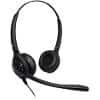 JPL 502S Wired Stereo Headset Over the Head Noise Cancelling USB with Microphone Black