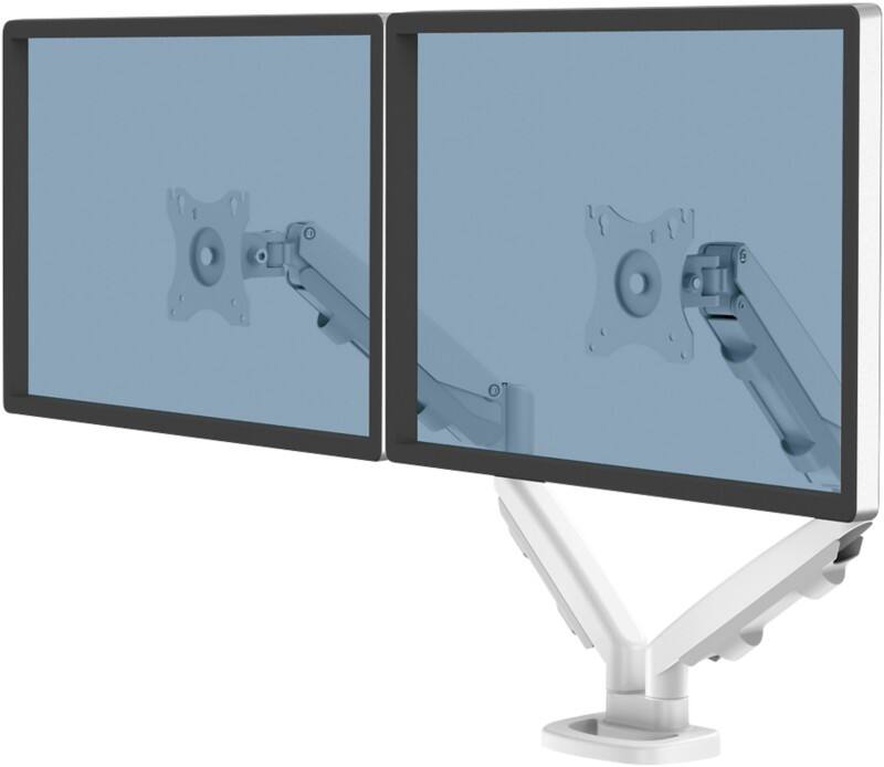 Fellowes Eppa 9683501 Monitor Arm Height Adjustable 39 Inch 1,000 x 560 x 480 mm White