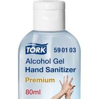 Tork Hand Sanitiser Gel Premium Transparent 80% Alcohol 80 ml Pack of 24