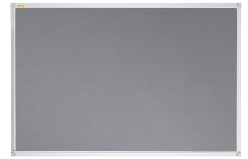 Franken X-tra!Line Wall Mounted Felt Pin Board PT131912 1200 x 1200mm Grey