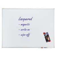 Franken Whiteboard Magnetic Single Sided 120 (W) x 120 (H) cm Silver, White