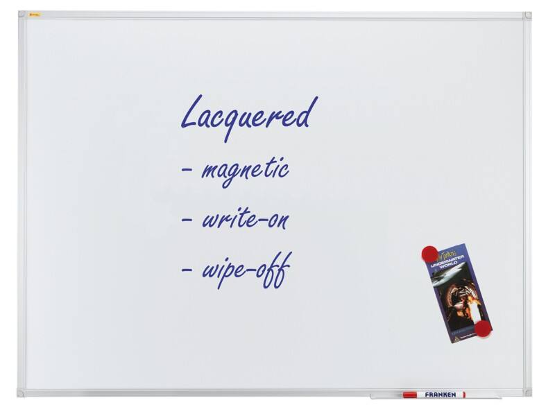 Franken Whiteboard Magnetic Single Sided 200 (W) x 100 (H) cm White