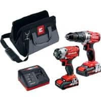 Einhell 4257214 Power X-Change Impact Drill and Screwdriver Twin Pack Cordless 18 V Brushed