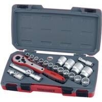 Teng Tools Metric Socket Set 1/2 in Drive Pack of 21