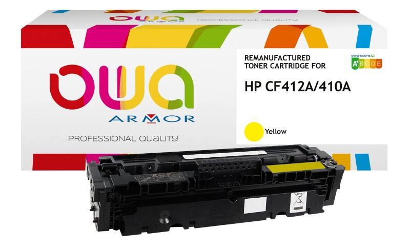 OWA 410A Compatible HP Toner Cartridge CF412A Yellow