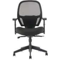 dynamic Denver Operator Chair Synchro Tilt Mesh Fabric Height-Adjustable Armrest Black 120 kg Denver 660 x 660 x 1,035 mm