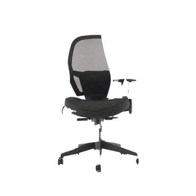 Dynamic Synchro Tilt Task Operator Chair Height Adjustable Arms Denver Without Headrest Medium Back