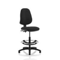 Dynamic Basic Tilt Task Operator Chair Without Arms Eclipse II Without Headrest High Back Fabric Black