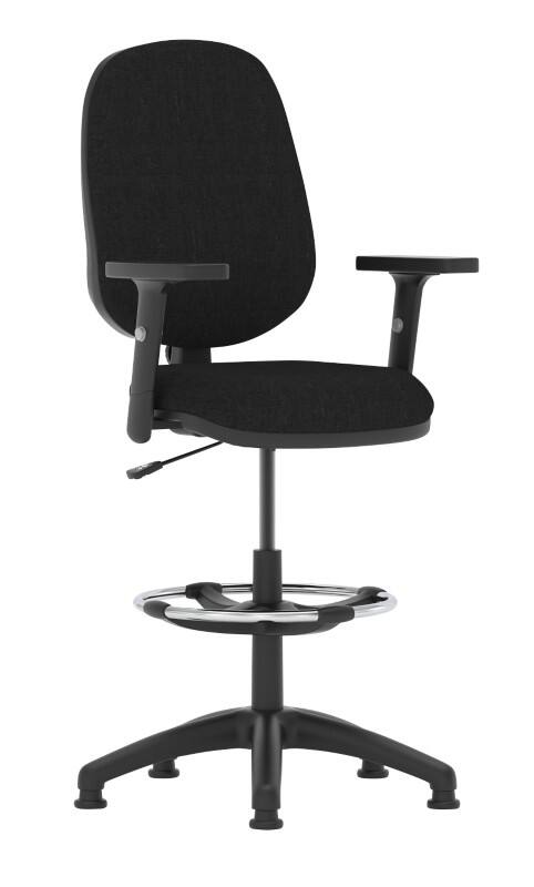dynamic Eclipse I Operator Chair Basic Tilt Fabric Height-Adjustable Armrest Black 120 kg Eclipse I 600 x 600 x 1,010 mm