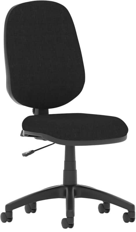 Dynamic Permanent Contact Backrest Task High Back Operator Chair Without Arms Eclipse I Without Headrest