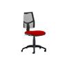 Dynamic Permanent Contact Backrest Task Operator Chair Without Arms Eclipse II Black Back, Bergamot Cherry Seat Without Headrest Medium Back