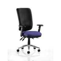 dynamic Stevia Posture Chair Synchro Tilt Fabric Height-Adjustable Armrest Black, Blue 110 kg Chiro 700 x 700 x 1,080 mm