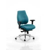 dynamic Stevia Posture Chair Synchro Tilt Fabric Optional Armrest Height-adjustable Seat Maringa Teal 150 kg Chiro Plus 710 x 690 x 1,010 mm