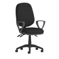 dynamic Eclipse III Operator Chair Permanent Contact Fabric Fixed Armrest Black 120 kg Eclipse III 600 x 600 x 970 mm