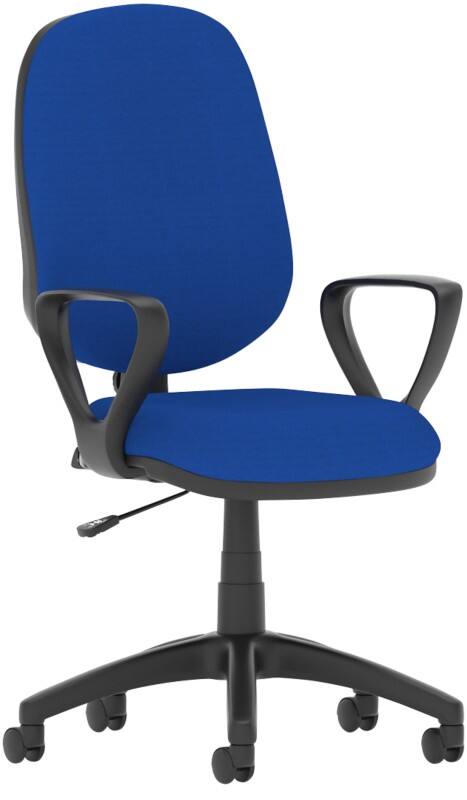 dynamic Eclipse I Operator Chair Permanent Contact Fabric Fixed Armrest Blue 120 kg 600 x 600 x 1,010 mm